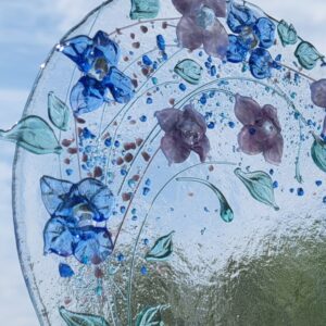 Tündérkert ablakdísz égkék