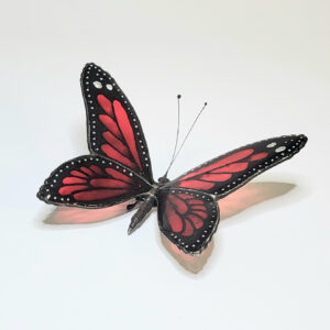 Tiffany pillangó - Piros-fekete