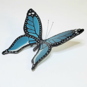 Tiffany pillangó - Türkiz-fekete