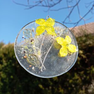 Tündérkert ablakdísz mini- Sárga