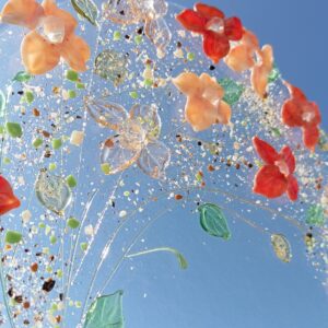 Tündérkert ablakdísz- Narancs-barack