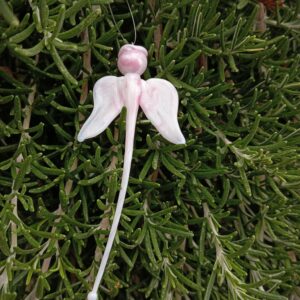 Alternative view of Olvasztott üvegangyal- 3 db- Rózsaszín