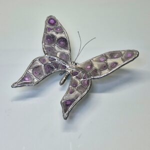 Tiffany pillango-lila-ezüst