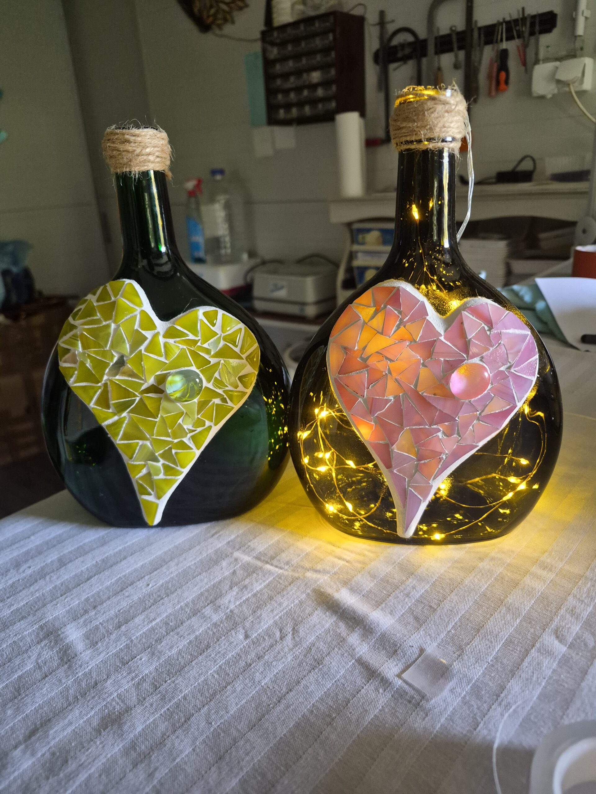 Világító mozaikpalack workshop – június 6. szombat